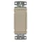 Hubbell Wiring Device-Kellems TradeSelect, Switches and Lighting Controls, Decorator Switch, Residential Grade, Rocker Switch, General Purpose AC, Single Pole, 15A 120/277V AC, Push Back and Side Wired RSD115LA - alternate 3